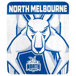 North Melbourne Kangaroos Fleece Throw Rug