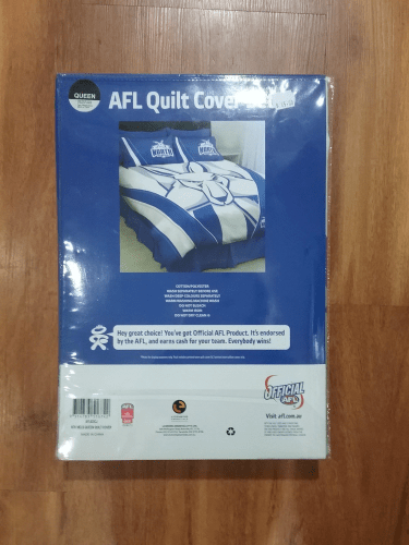 North Melbourne Kangaroos Queen bed Quilt Cover