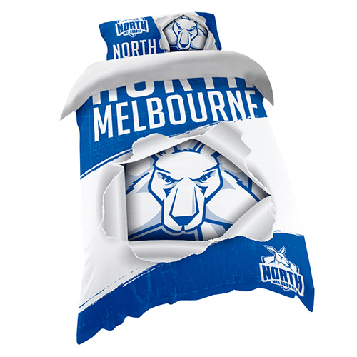 North Melbourne Kangaroos Single Bed Quilt Cover