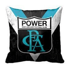 Port Adelaide Power 1st 18 Cushion Retro Logo