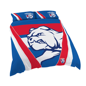 Western Bulldogs Double Bed Quilt Cover