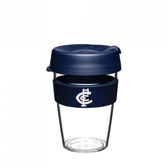 Carlton Blues Keep Cup Travel Mug Clear Edition 12oz/340ml