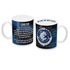 Carlton Blues Team Song Mug