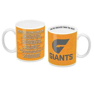 GWS Giants Team Song Mug