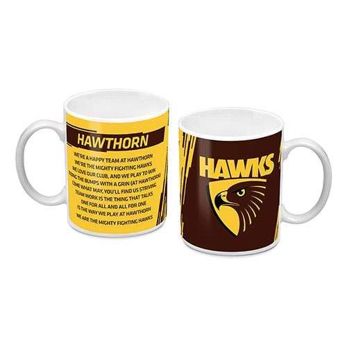 Hawthorn Hawks Song and Logo Mug