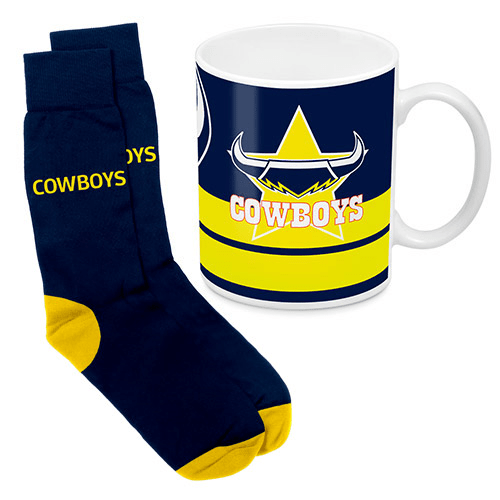 North Queensland Cowboys Mug and Sock Pack