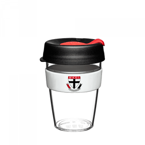 St Kilda Saints Keep Cup Travel Mug Clear Edition 12oz/340ml