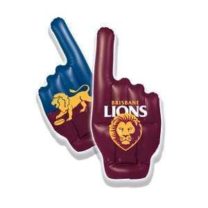 Footy Plus More Party Brisbane Lions Inflatable Hand