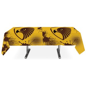 Hawthorn Hawks Plastic Table Cover