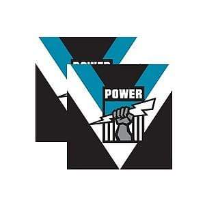 Footy Plus More Party Port Adelaide Power Napkins 16 pack