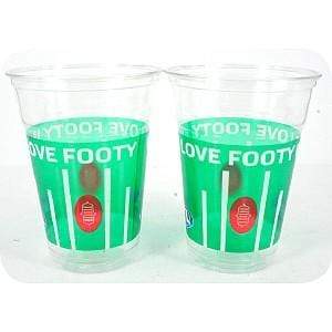 Footy Plus More Party We Love Footy 425ml Cups 10 pack