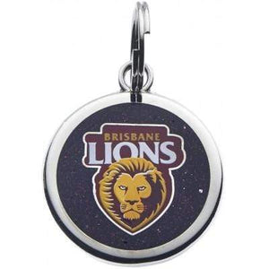 Brisbane Lions Engravable Pet Tag
