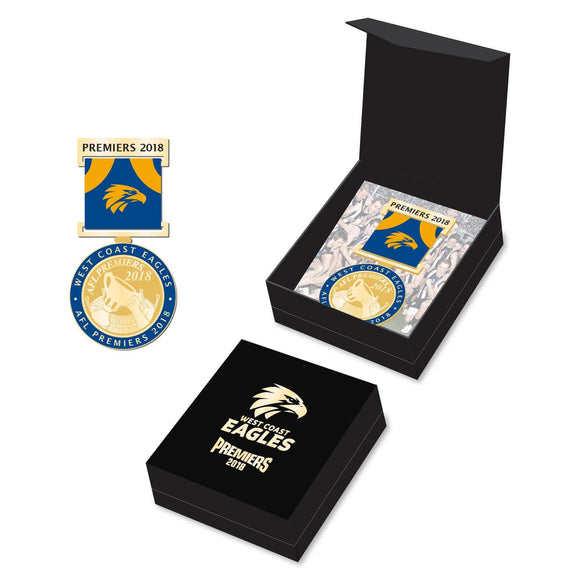 West Coast Eagles Premier 2018 Medal Pin