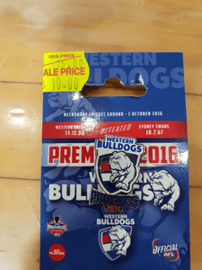 Western Bulldogs Premier 16 Logo Pin