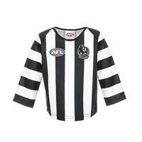 Collingwood Magpies Infant Toddler Guernsey Long Sleeve