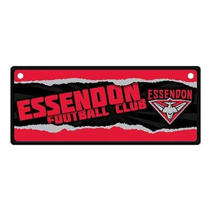 Essendon Bombers Tin Licence Plate Sign