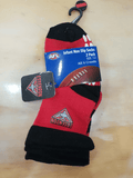 Essendon Bombers Infant Non Slip Socks 2 Pack