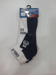 Geelong Cats high performance sport ankle socks 2 pair