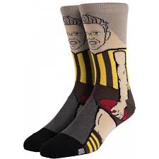 Footy Plus More Socks Hawthorn Hawks Nerd Socks James Siclly