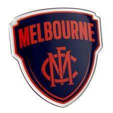 Melbourne Demons Fan Emblems Lensed Chrome Supporter Logo