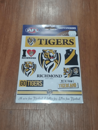 Richmond Tigers Stickers Sheet