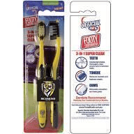 Richmond Tigers 2 Pack Toothbrush