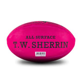 Sherrin Pink KB All Surface Football AFL SIZE 4