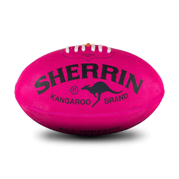 Sherrin Pink KB All Surface Football AFL SIZE 4