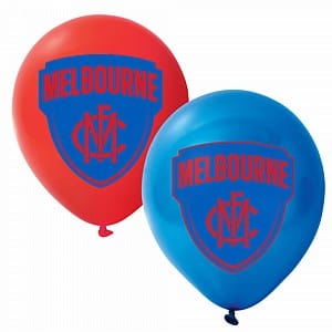 Melbourne Demons Balloons 25 Pack