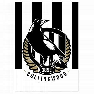 Collingwood Magpies Logo Party Poster