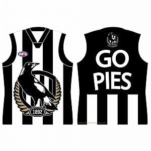 Collingwood Magpies Guernsey Party Poster