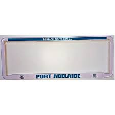 Port Adelaide Power Retro Logo Number Plate Frame