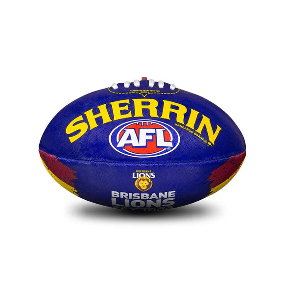 Brisbane Lions Sherrin Song Football Size 2