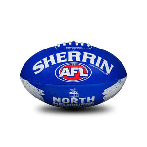North Melbourne Kangaroos Sherrin Song Football Size 2